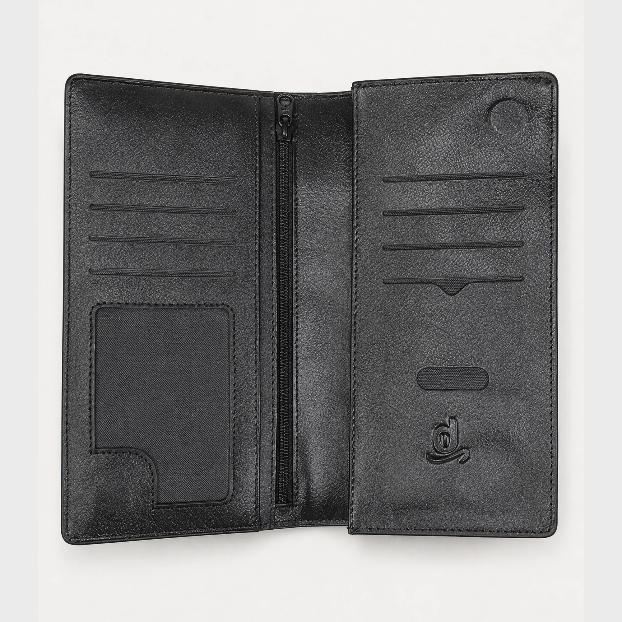 Corsen Z Pati Long Leather Wallet Black - DWCZ333B